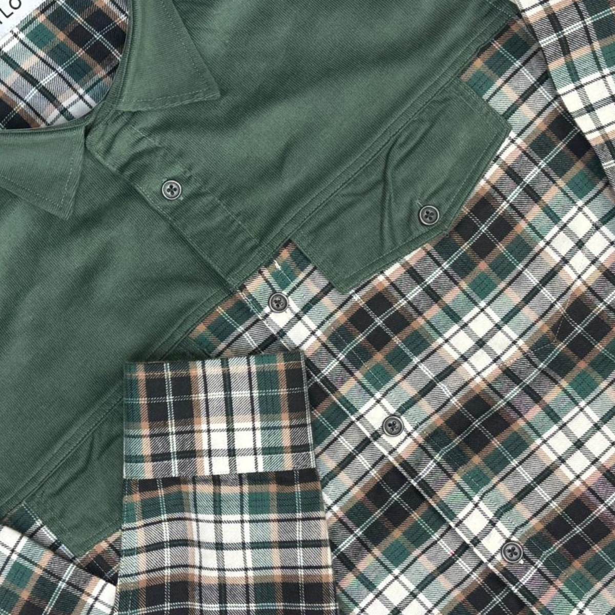 Forest Green Flannel Shirt