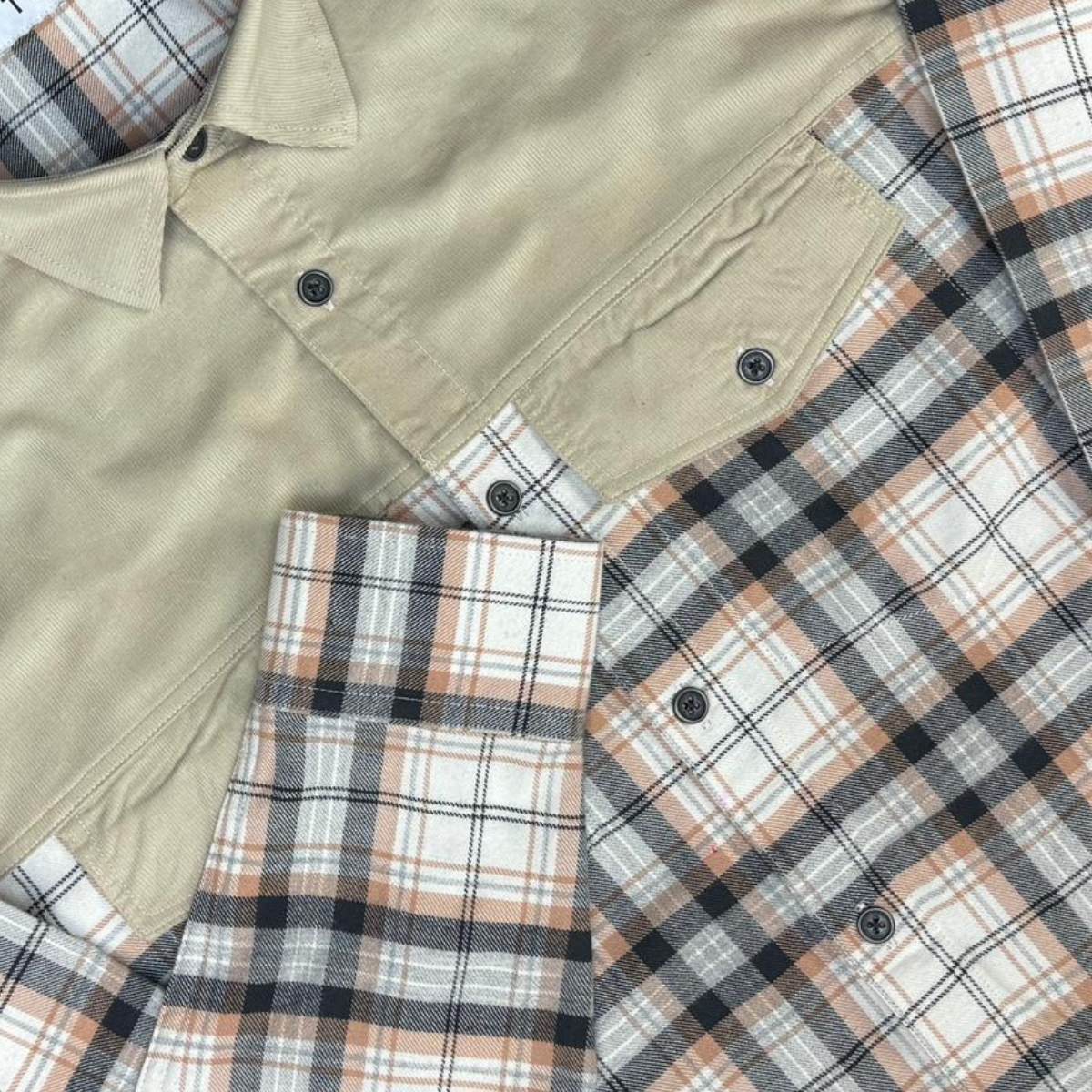 Soft Sand Flannel Shirt