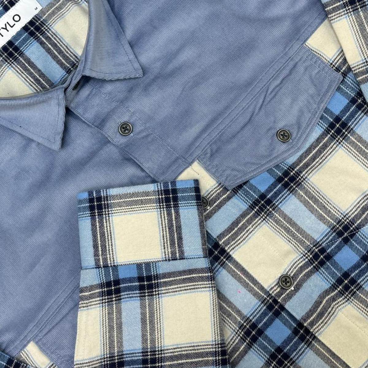 Sky Blue Flannel Shirt