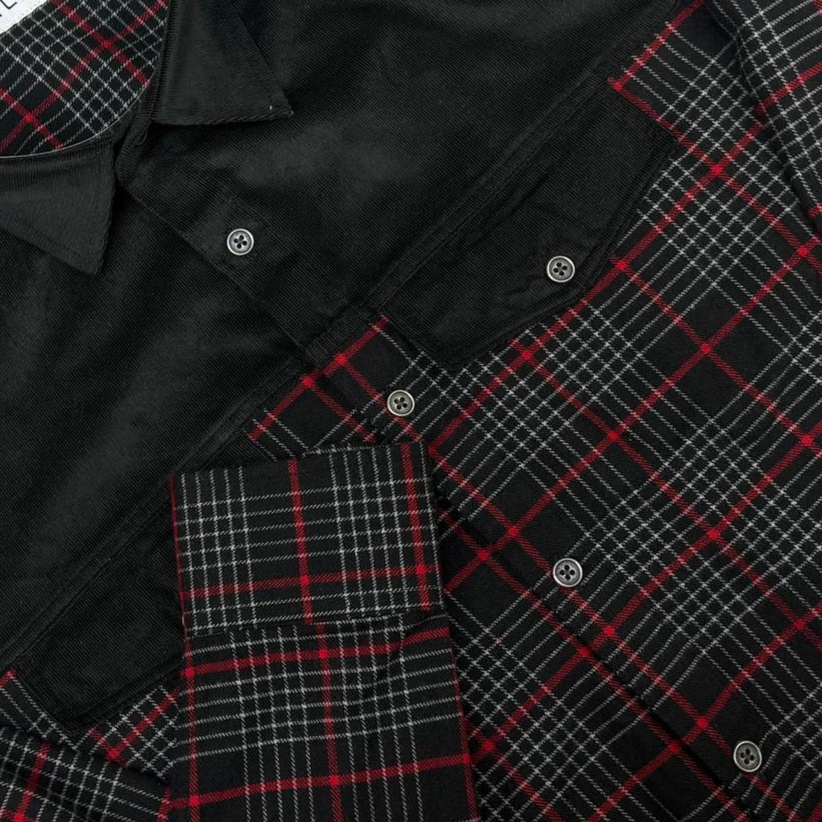 Dark Crimson Flannel Shirt