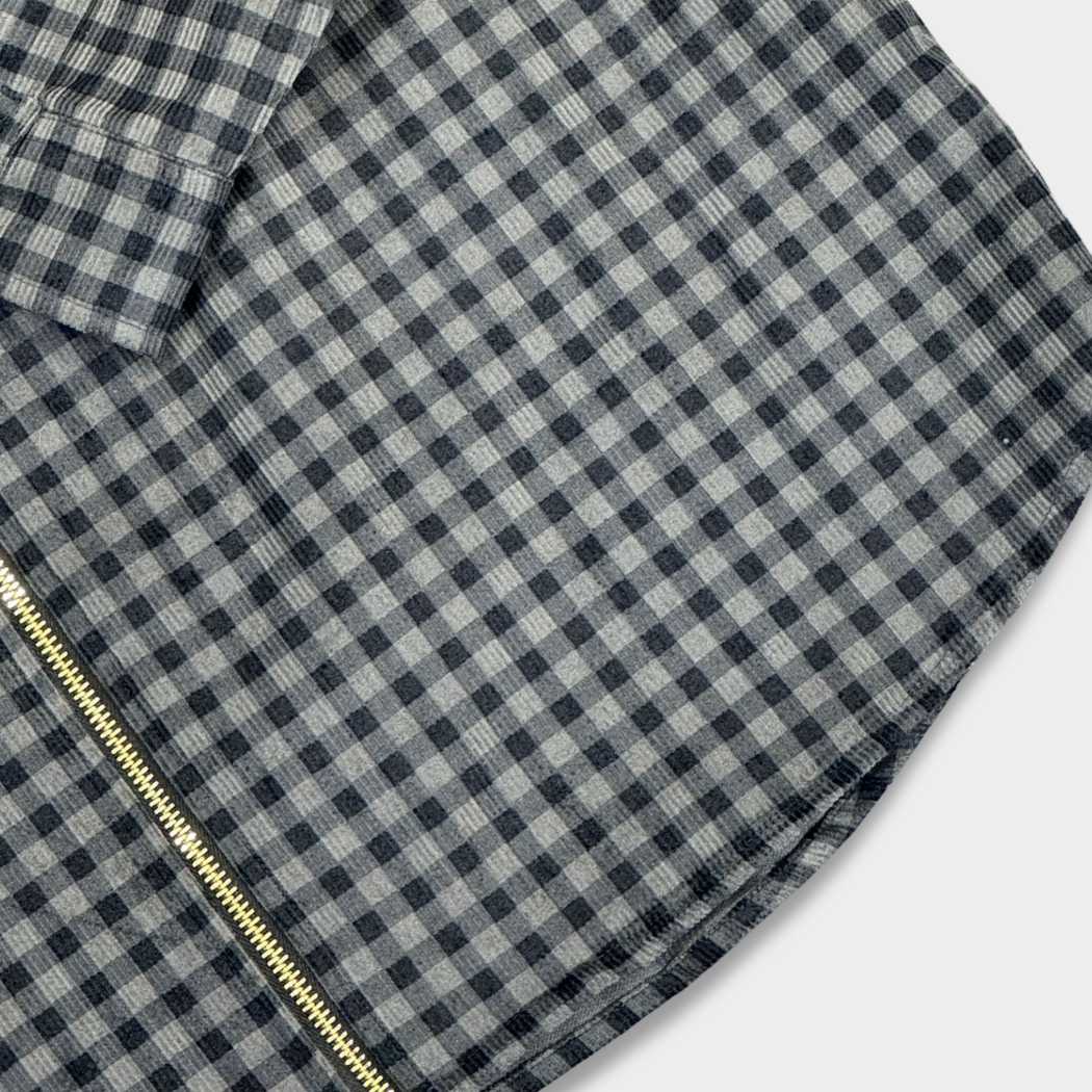 Tylo Checkered Zip-Up Shacket