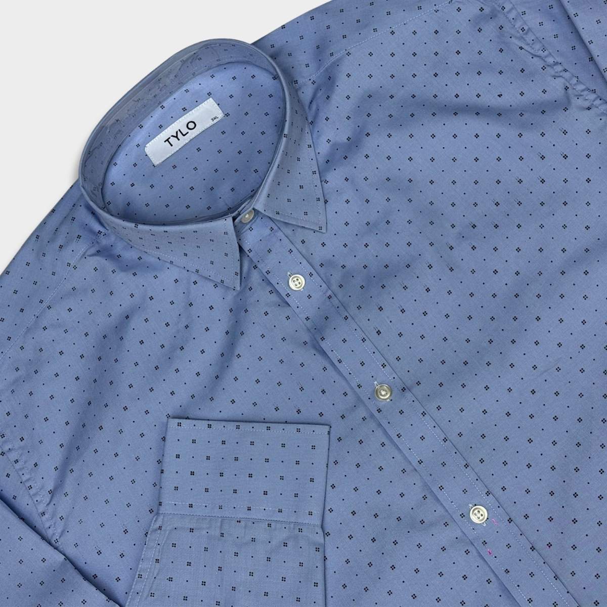 Slate Micro Grid Regular Shirt
