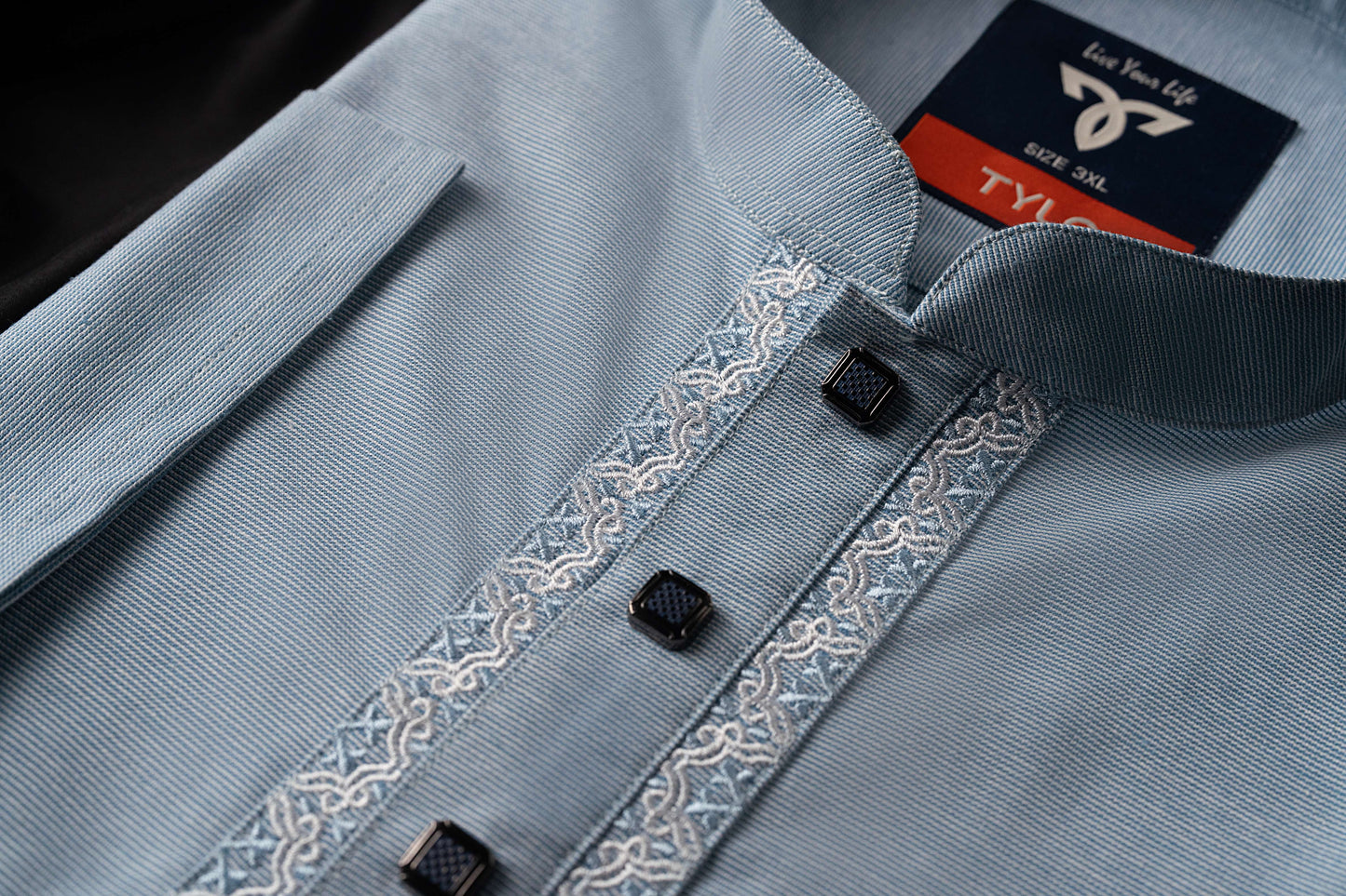 Light Sky Blue Premium Panjabi