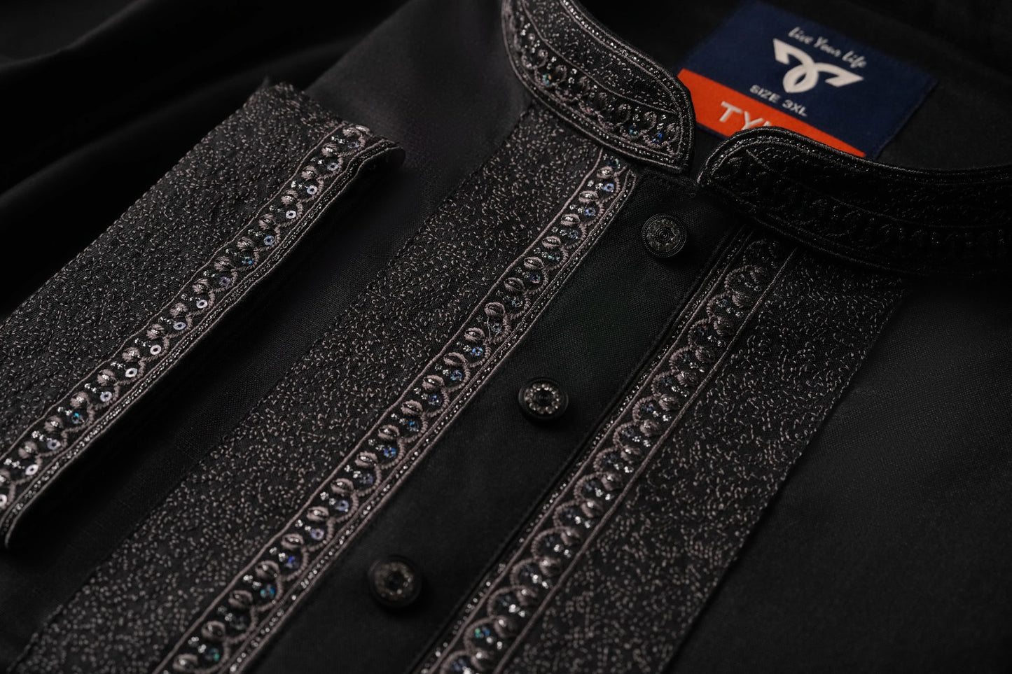 Charcoal Black Exclusive Panjabi