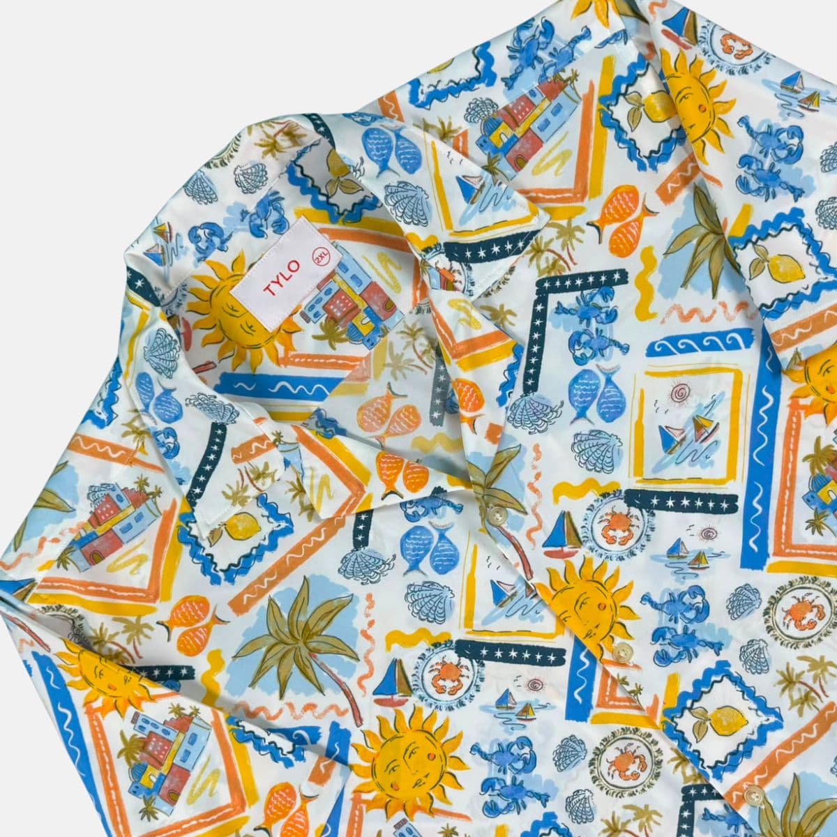 Mediterranean Summer Cuban Shirt showcase 2