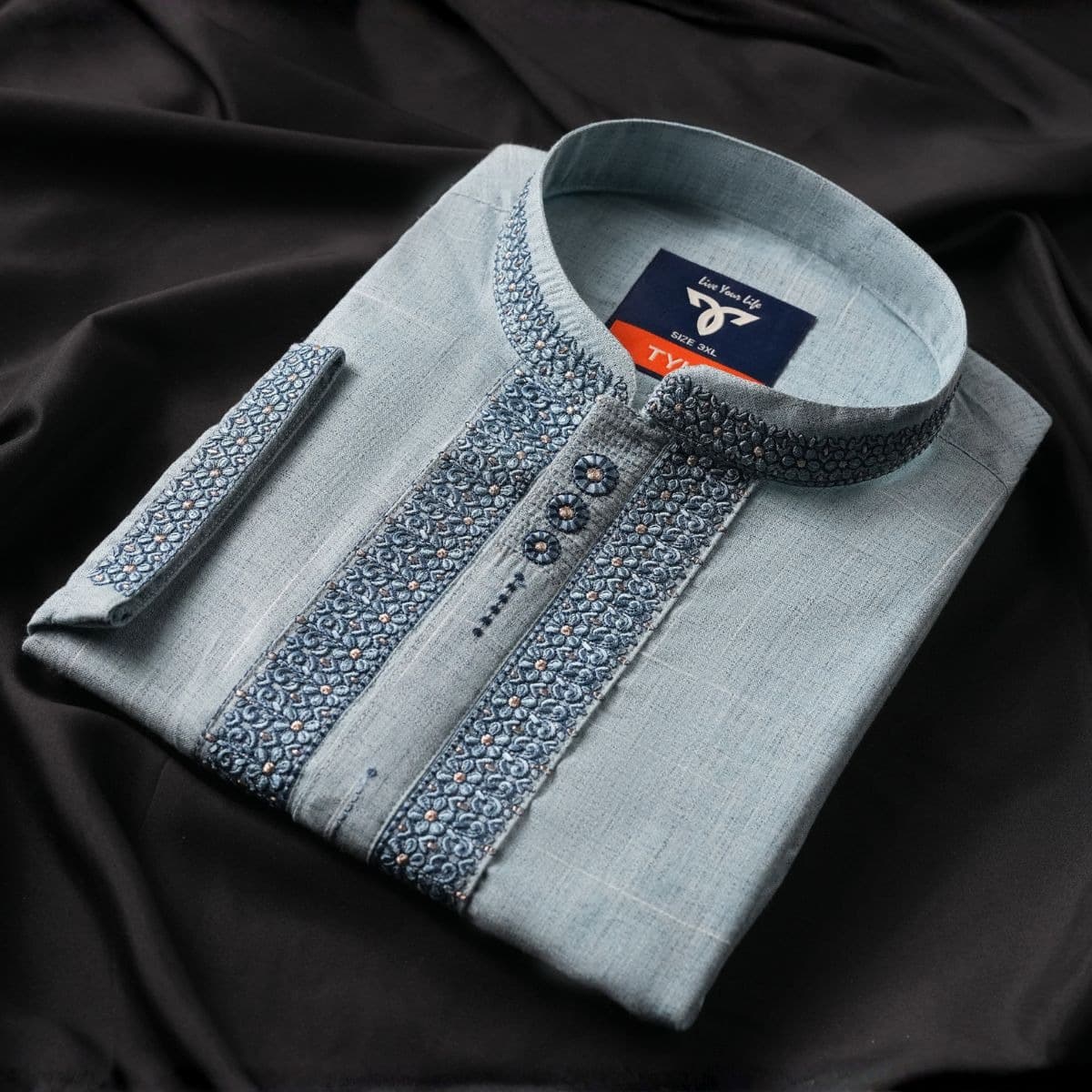 TYLO Frost Ice Floral Exclusive Panjabi