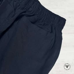 Remi Cotton Relaxed Trouser – Deep Navy view 2