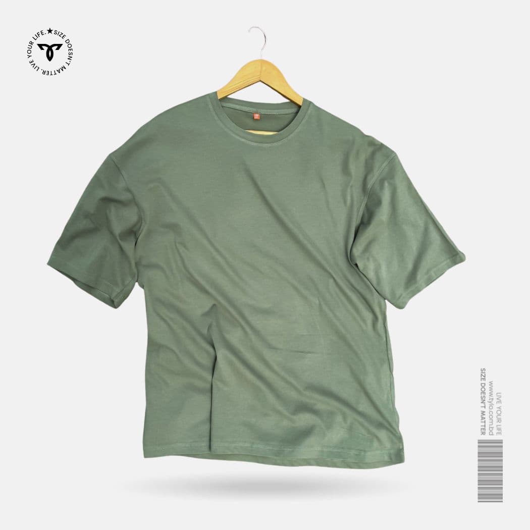 Bitter Solid Drop Shoulder T-Shirt showcase 1