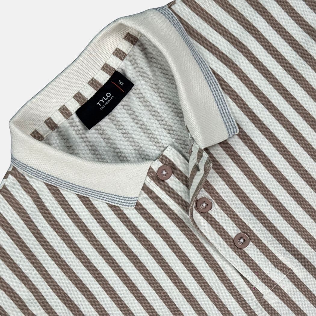 TYLO Vertical Stripe Polo Shirt – Sandline showcase 2
