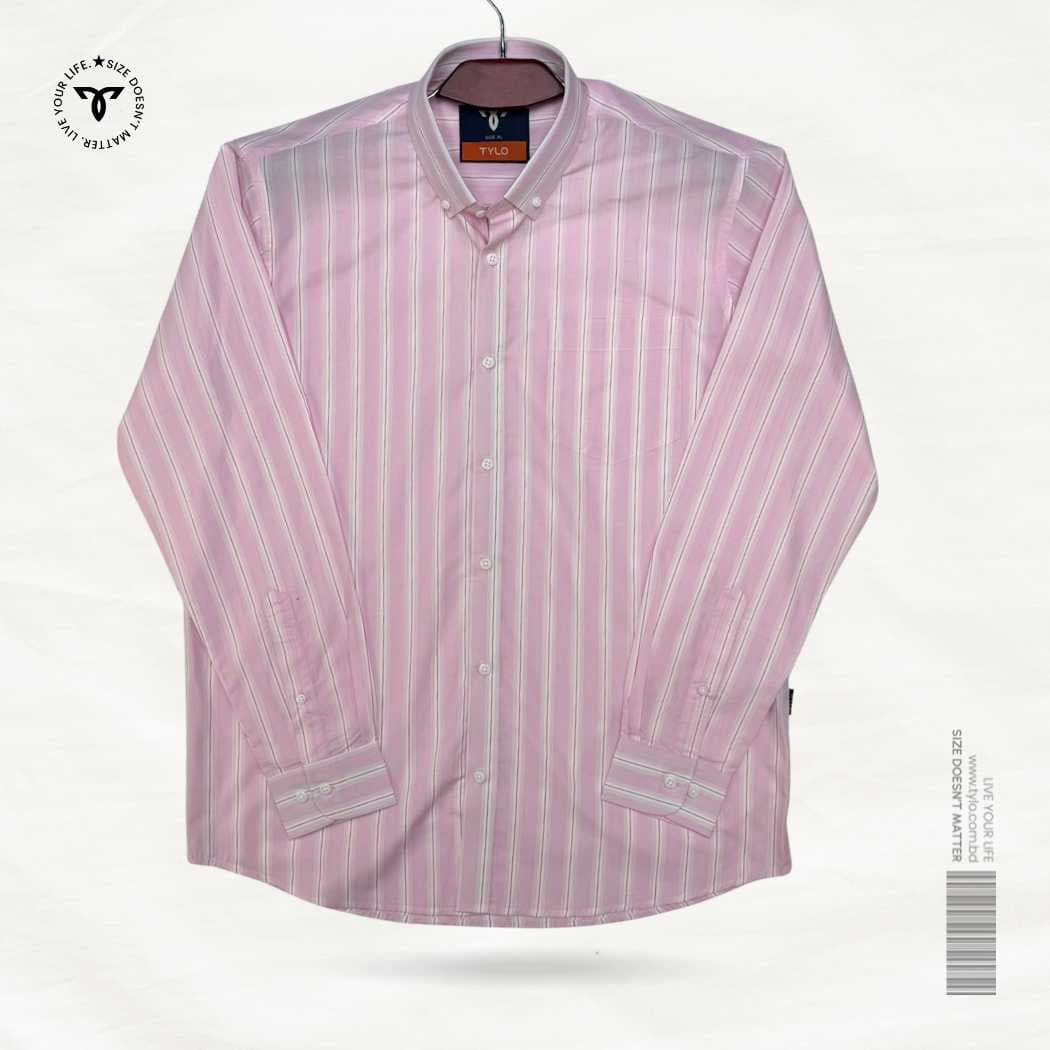 Blush Linear PinstripePremium Shirt showcase 1