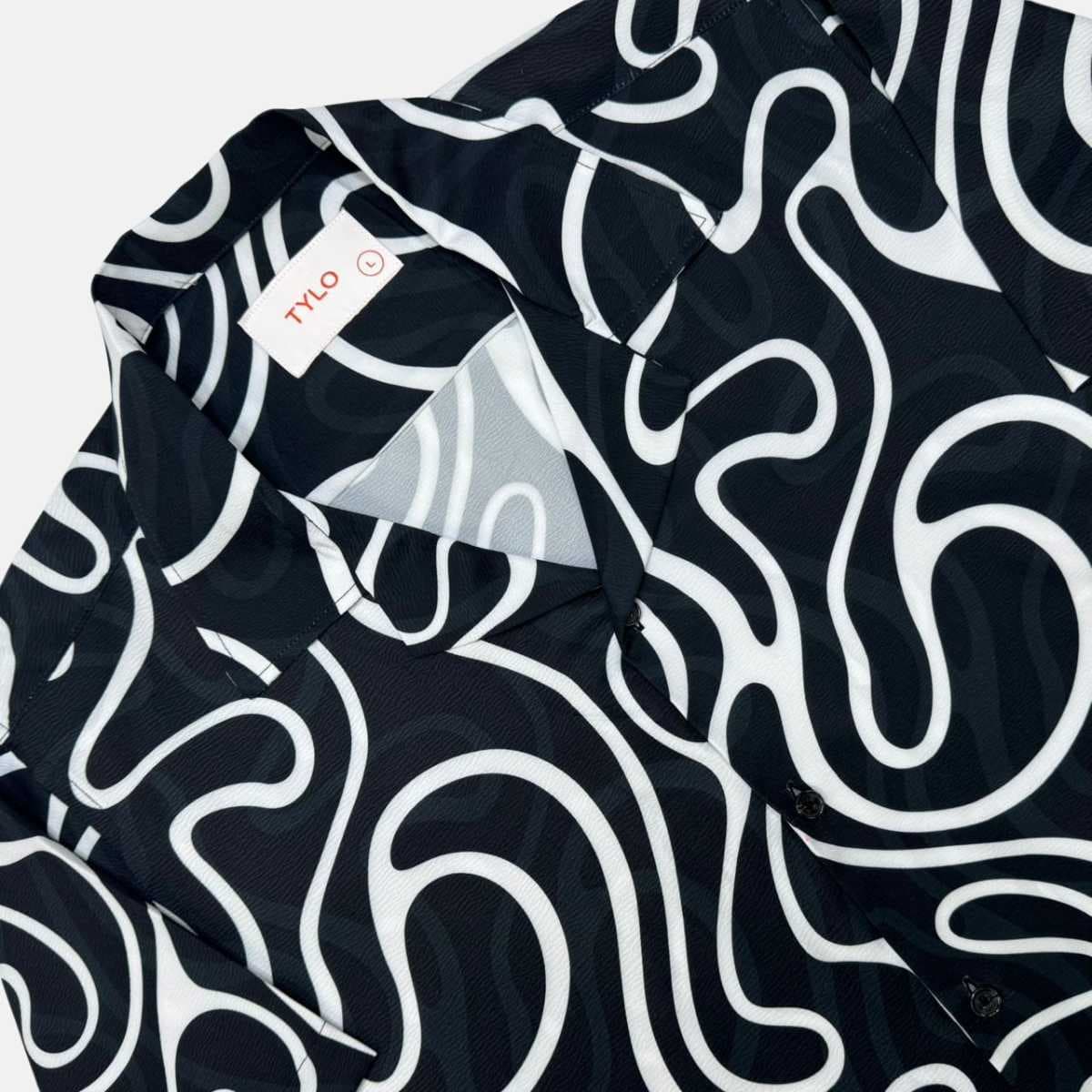 Black Wave Cuban Shirt showcase 2