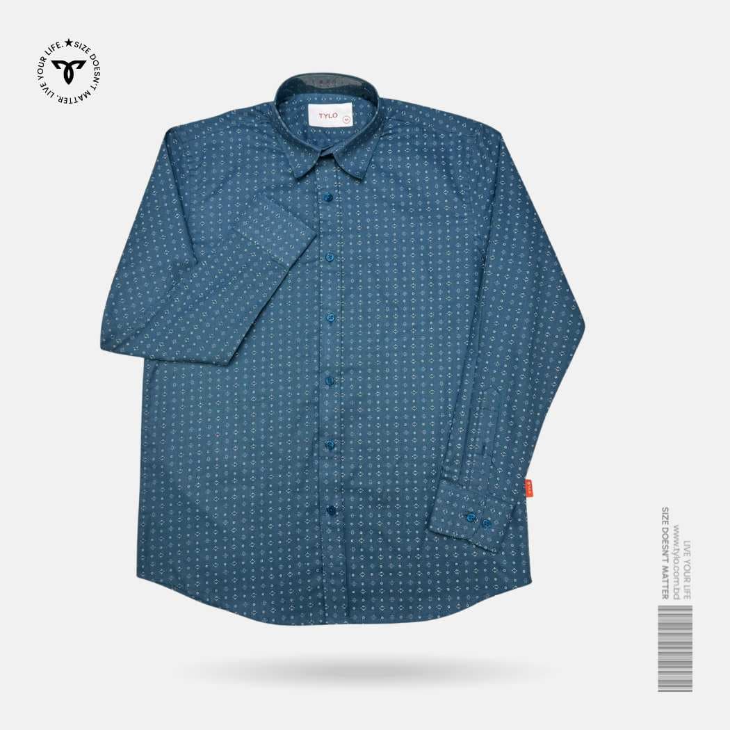 Teal Print Shirt showcase 1