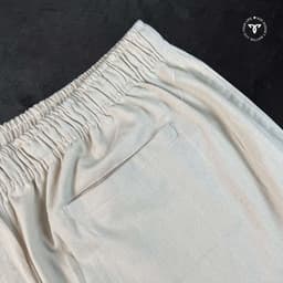 Remi Cotton Relaxed Trouser – Off-White view 2