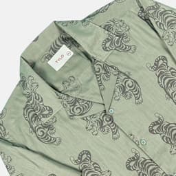 Sage Tiger Cuban Shirt view 1