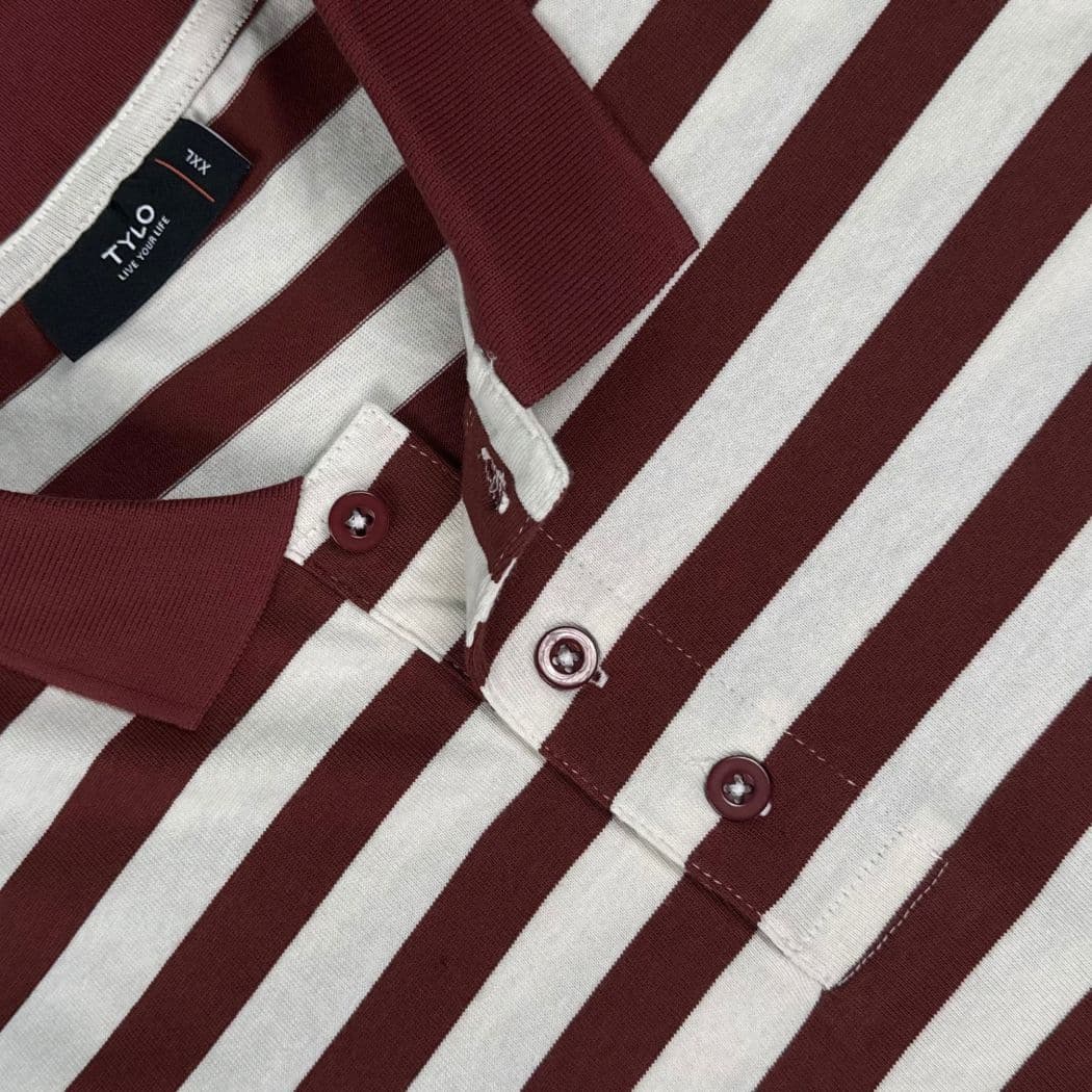 TYLO Stripe Polo Shirt – Brickline showcase 3
