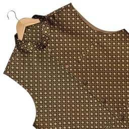 Coffee Brown & Gold Koti view 0