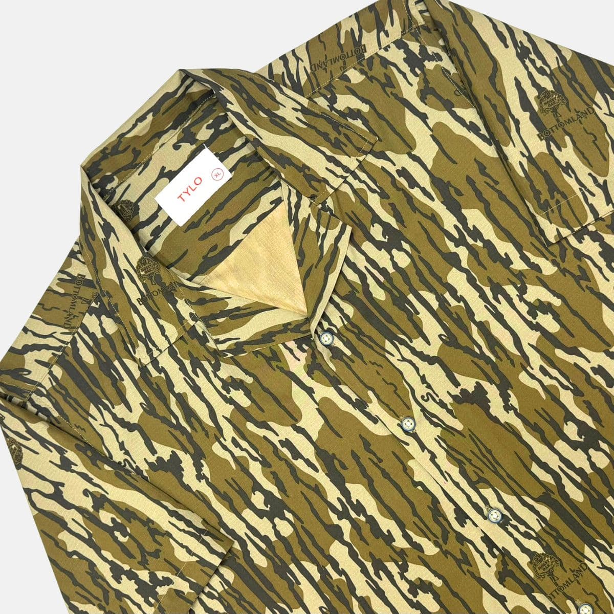 Olive Camo Cuban Shirt showcase 2