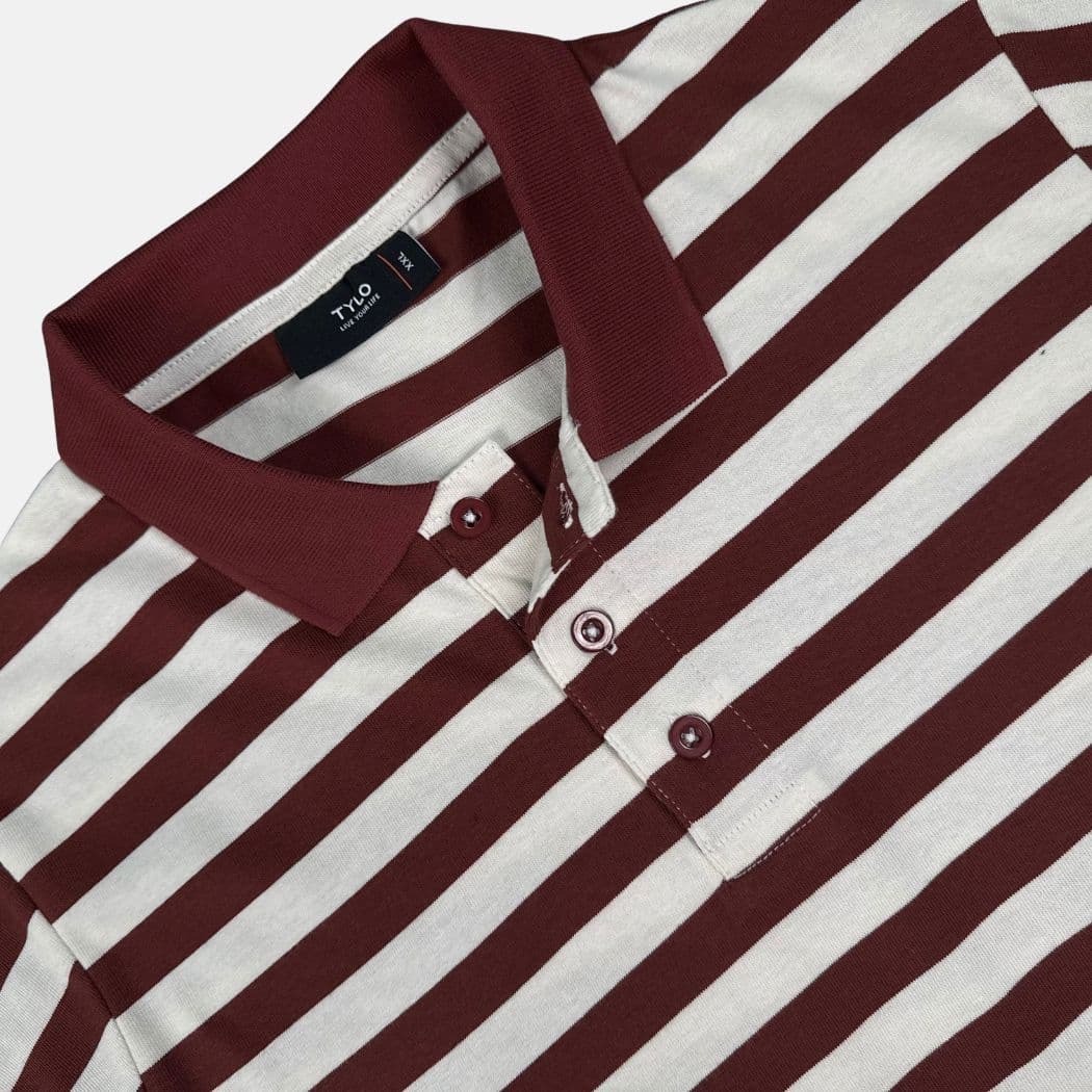 TYLO Stripe Polo Shirt – Brickline alternate