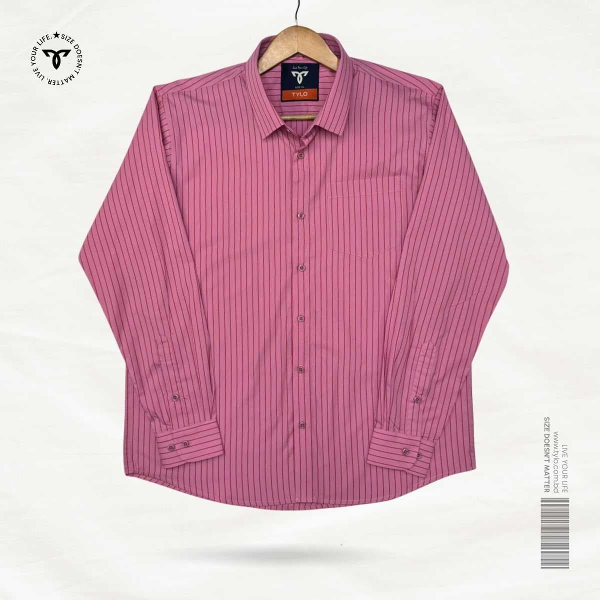 Berry Pinstripe Premium Shirt showcase 1