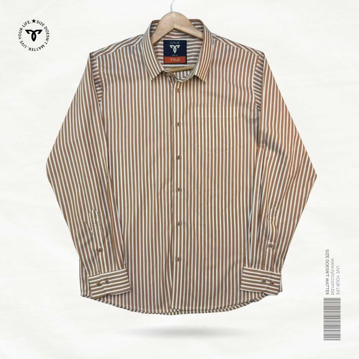 Caramel Stripe Premium Shirt showcase 1