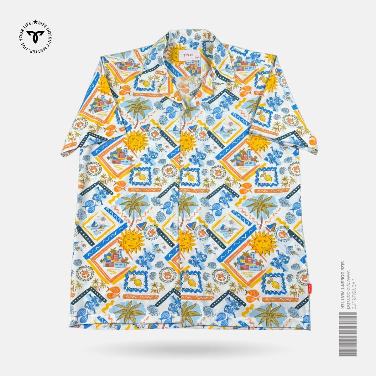 Mediterranean Summer Cuban Shirt showcase 1