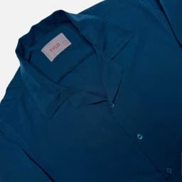 Ocean Teal Cuban Shirt view 1