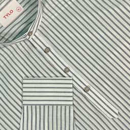 Ivory Pinstripe Katua view 1