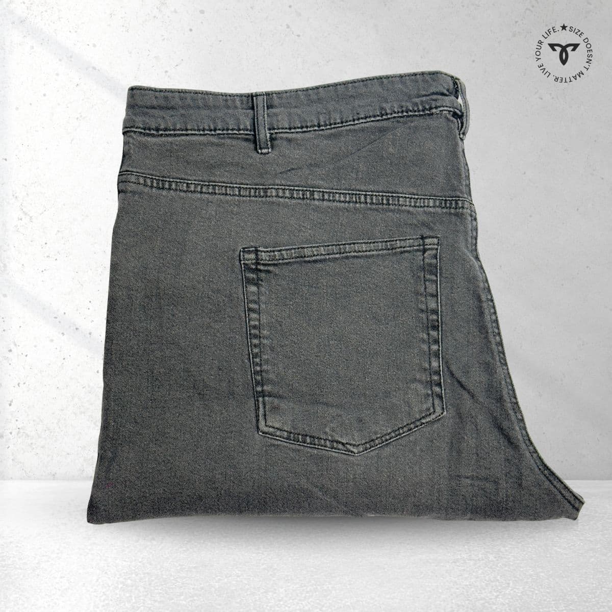 Washed Charcoal Grey Jeans Pant showcase 1