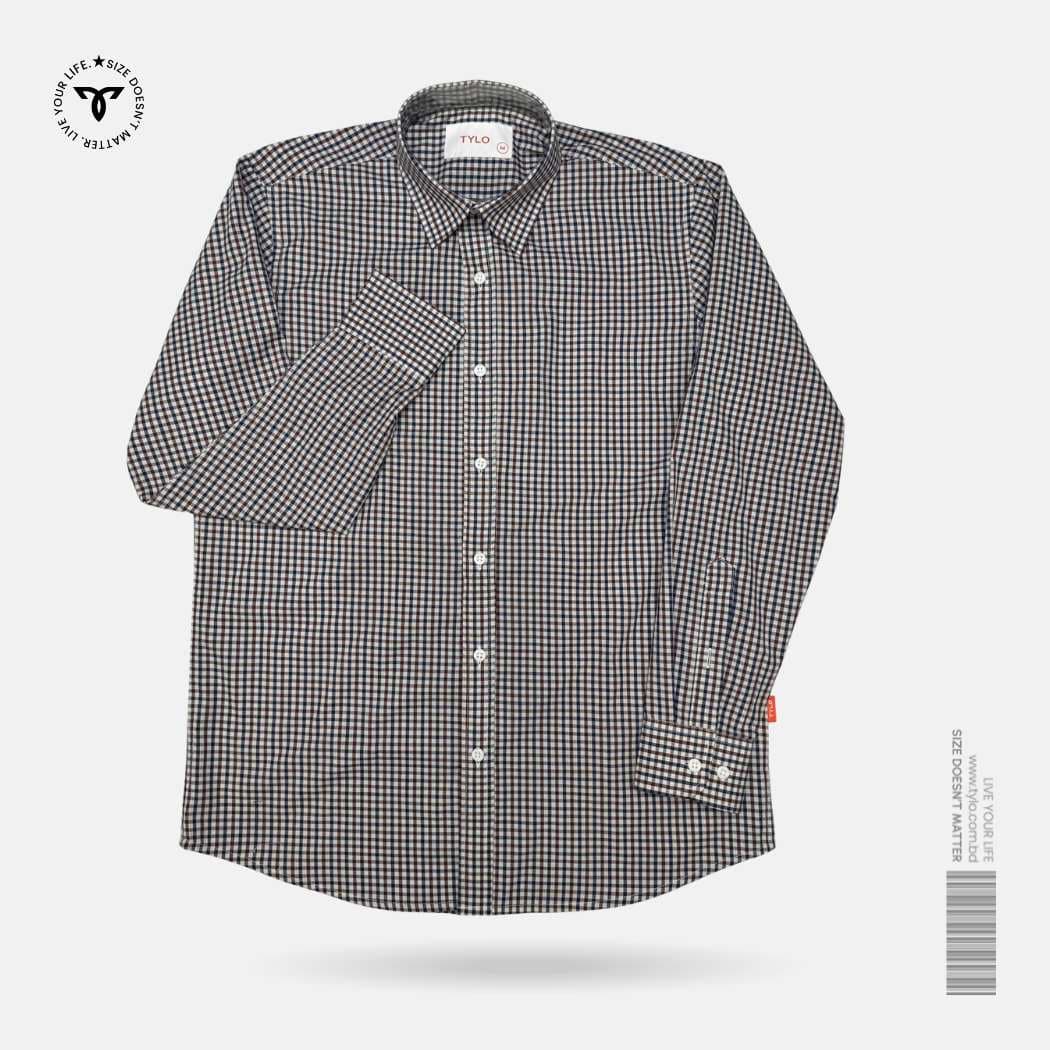 Brown Check Shirt showcase 1