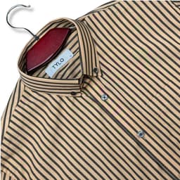 TYLO Tan Stripe Premium Shirt view 1
