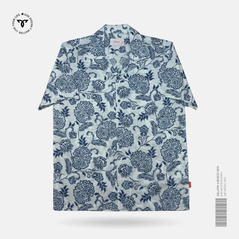 Ice Paisley Cuban Shirt