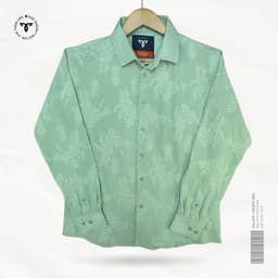 Mint Floral Premium Shirt view 0