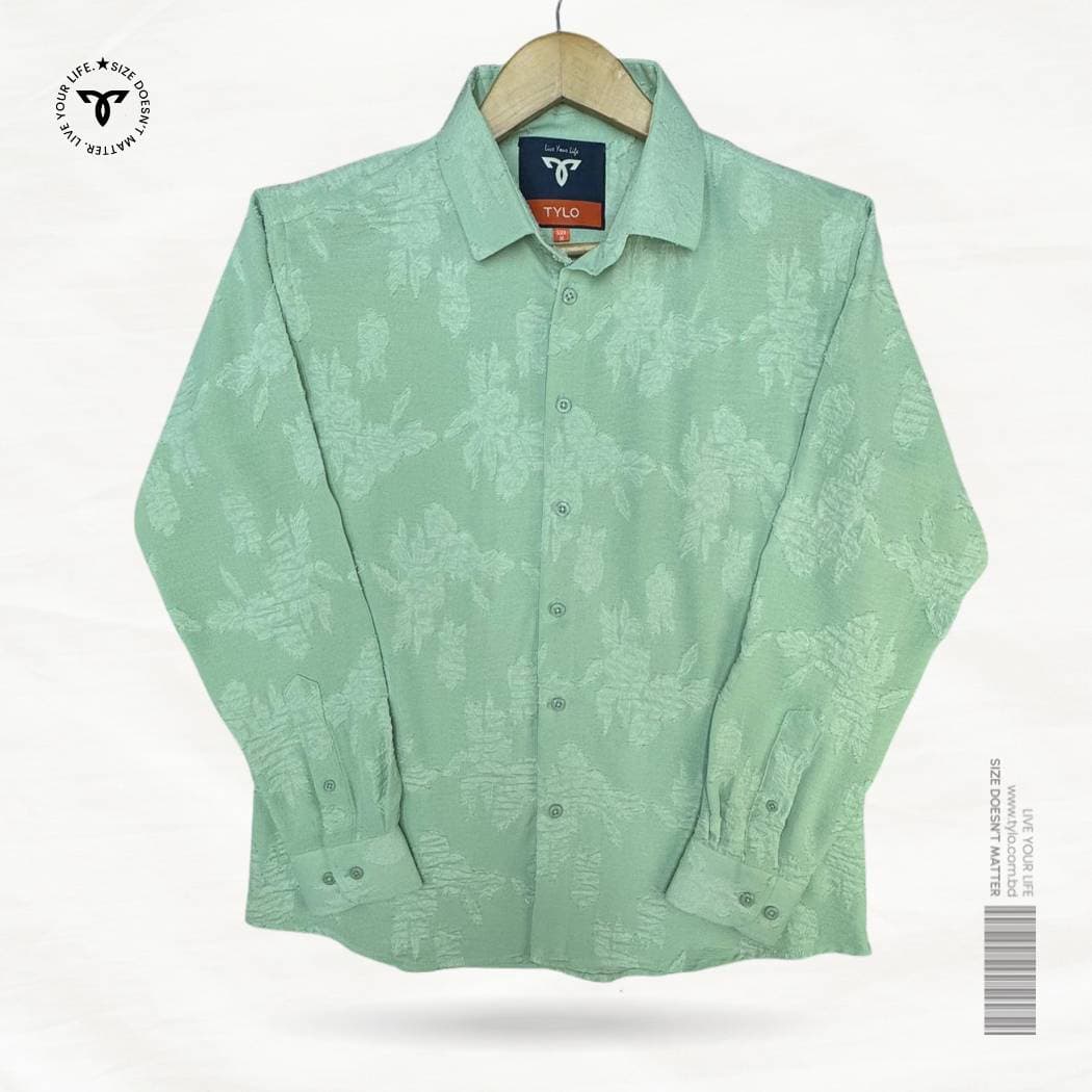 Mint Floral Premium Shirt showcase 1