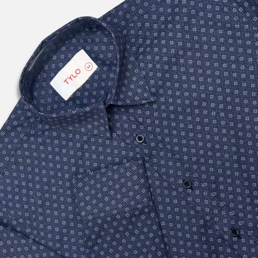 Navy Dot Shirt showcase 2