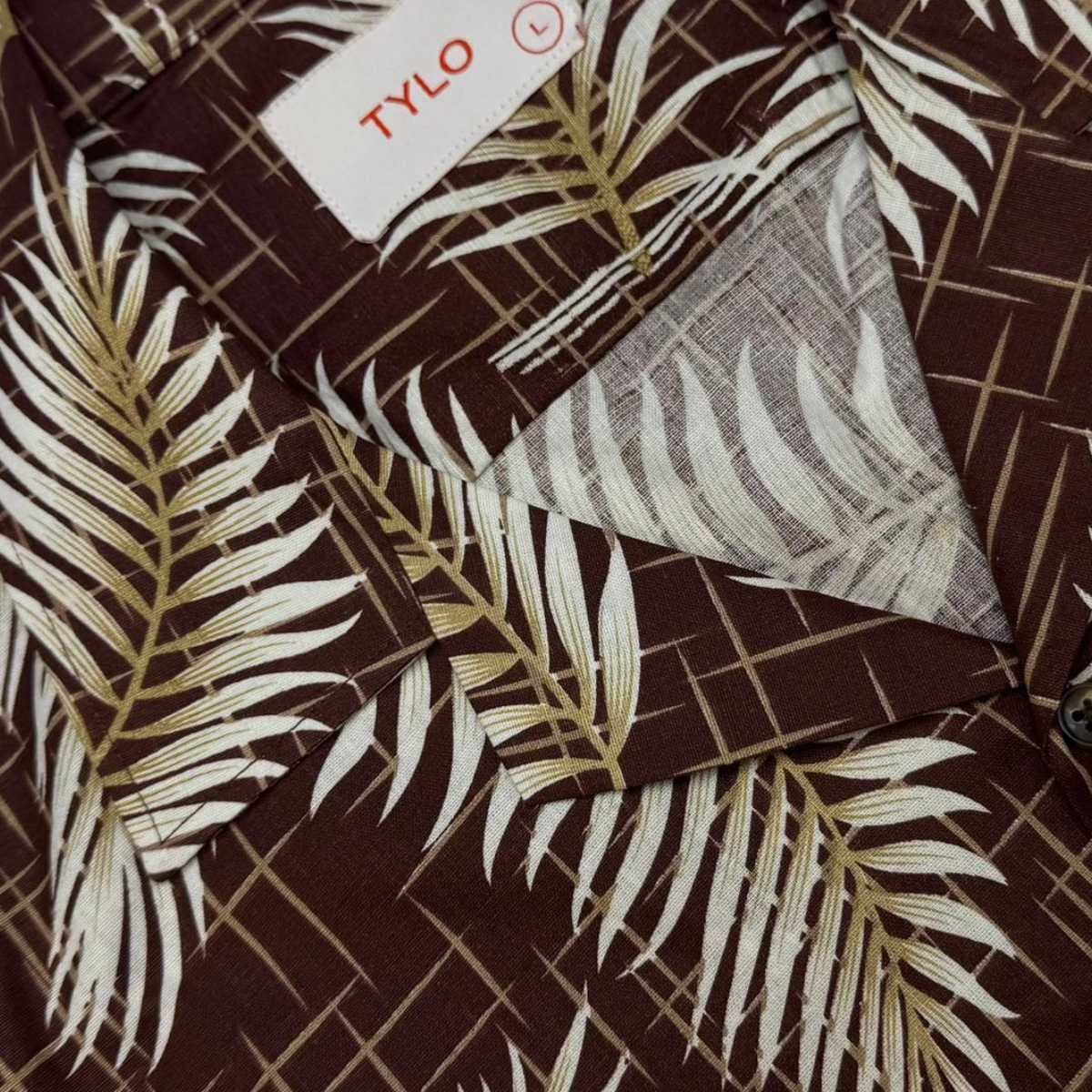Brown Leaf Cuban Shirt showcase 3