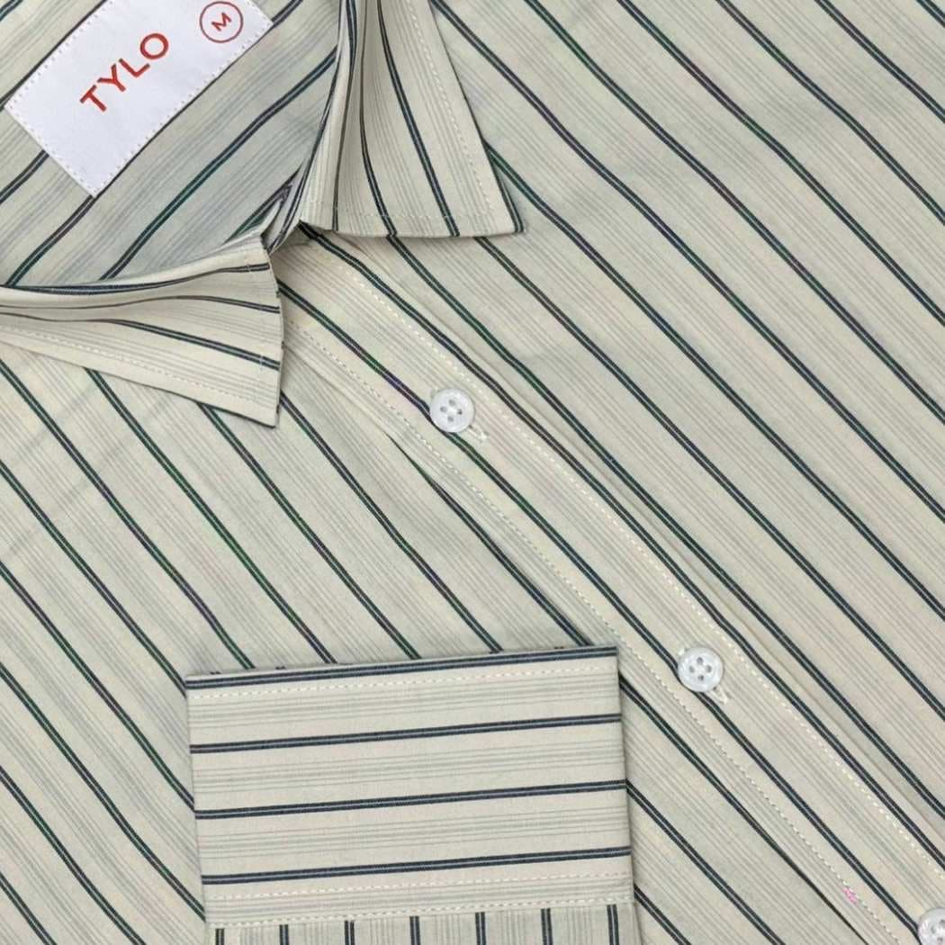 Cream Stripe Shirt showcase 3