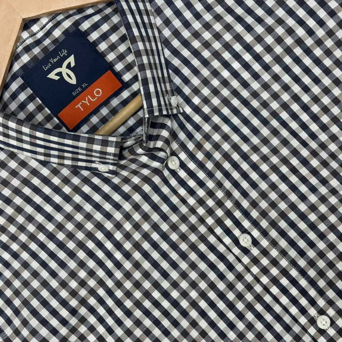 Monochrome Classic Check Premium Shirt showcase 3