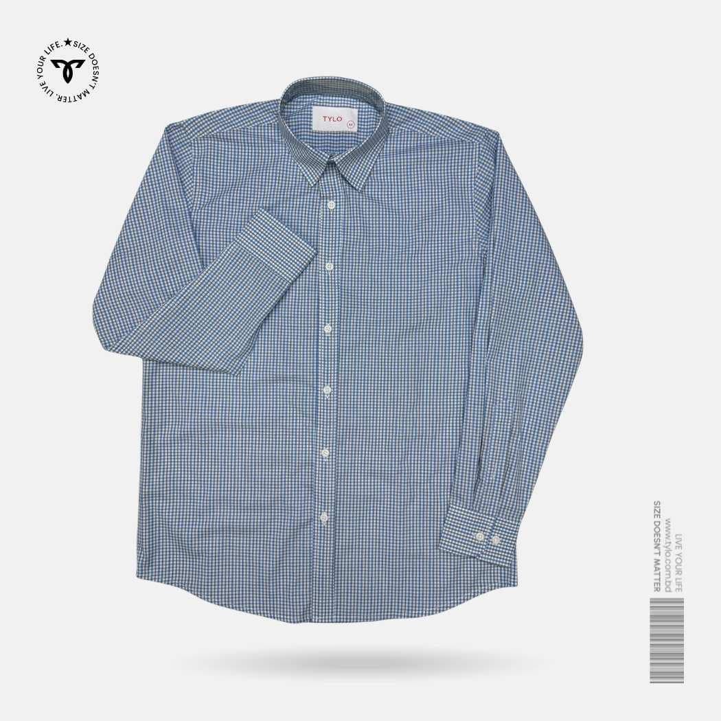 Blue Check Shirt showcase 1
