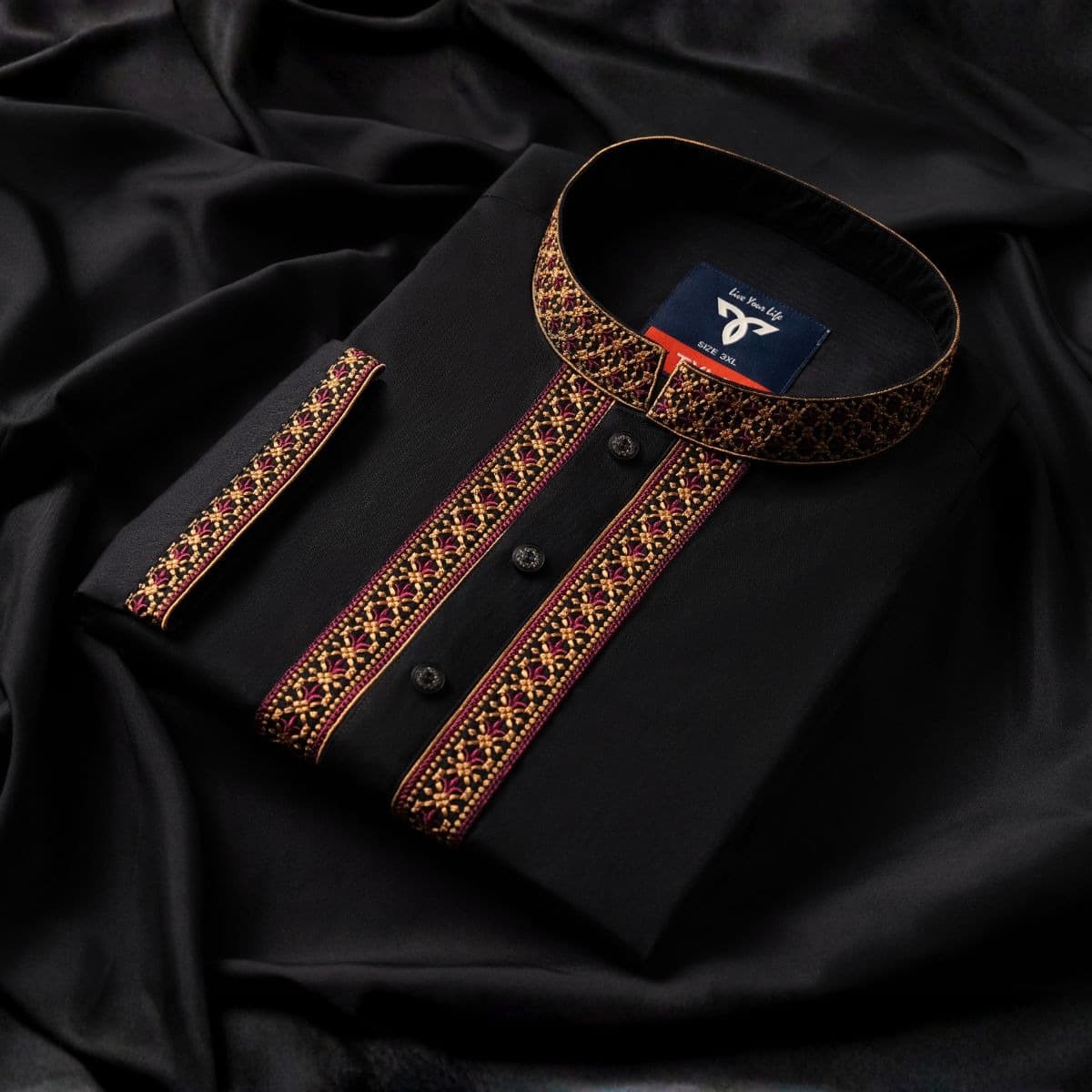 TYLO Obsidian Shadow Premium Panjabi
