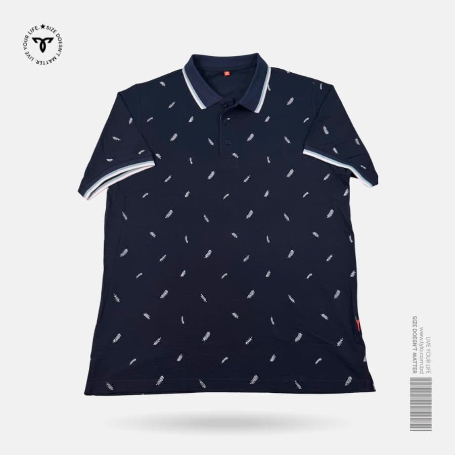 Midnight Fern Polo T-shirt showcase 1