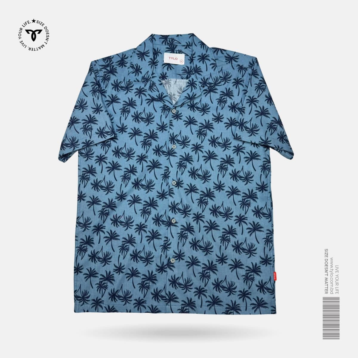 Sky Palm Cuban Shirt showcase 1