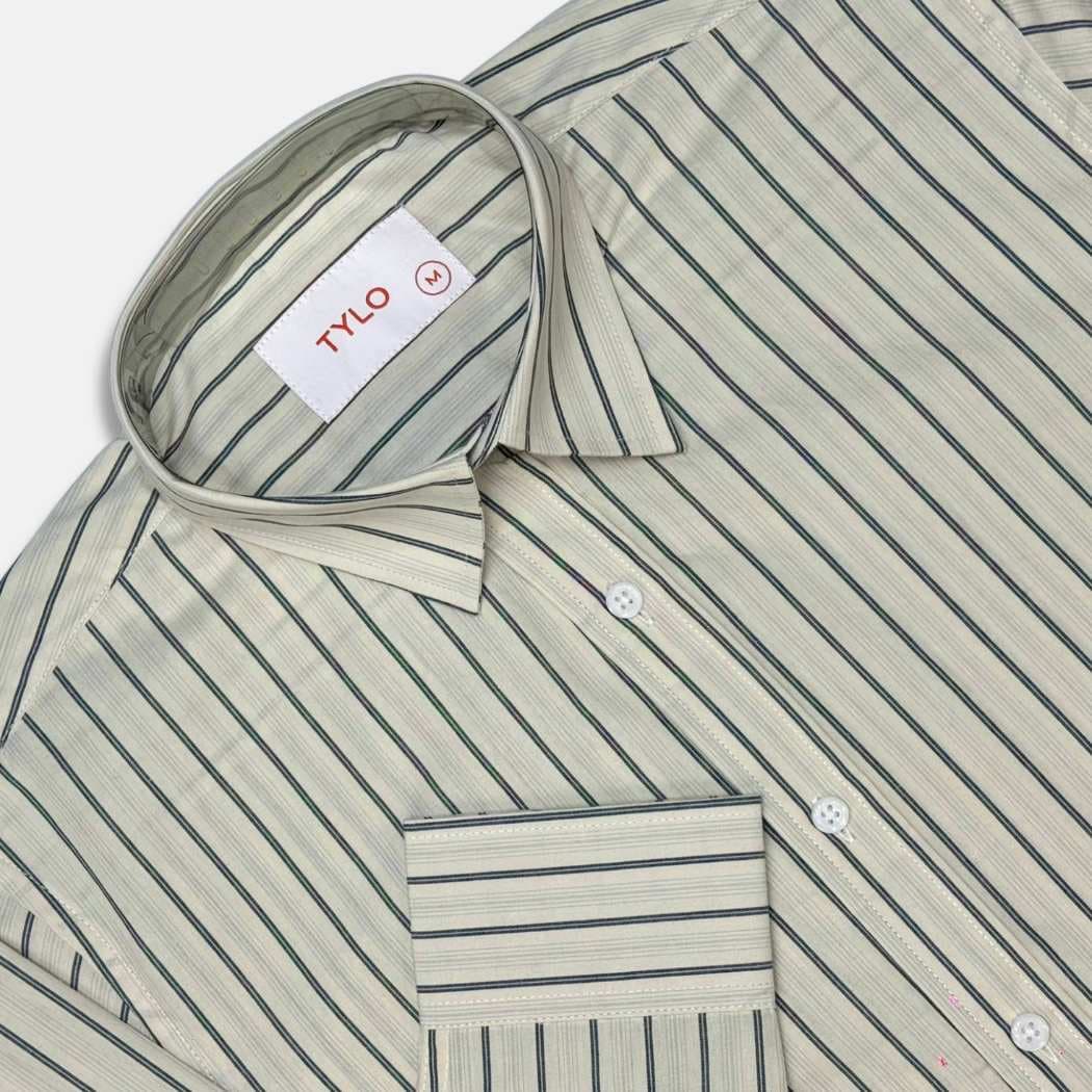 Cream Stripe Shirt showcase 2