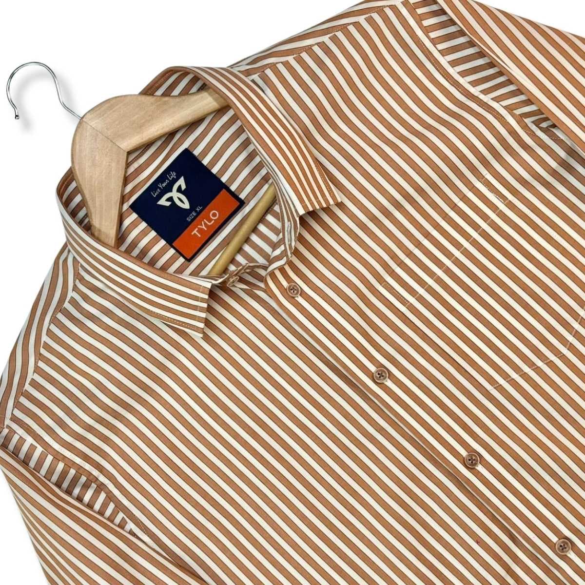 Caramel Stripe Premium Shirt showcase 2