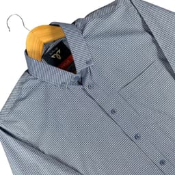 TYLO Navy Check Premium Shirt view 1