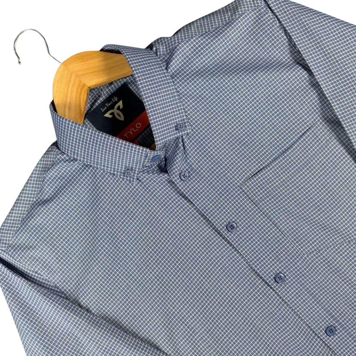 TYLO Navy Check Premium Shirt alternate