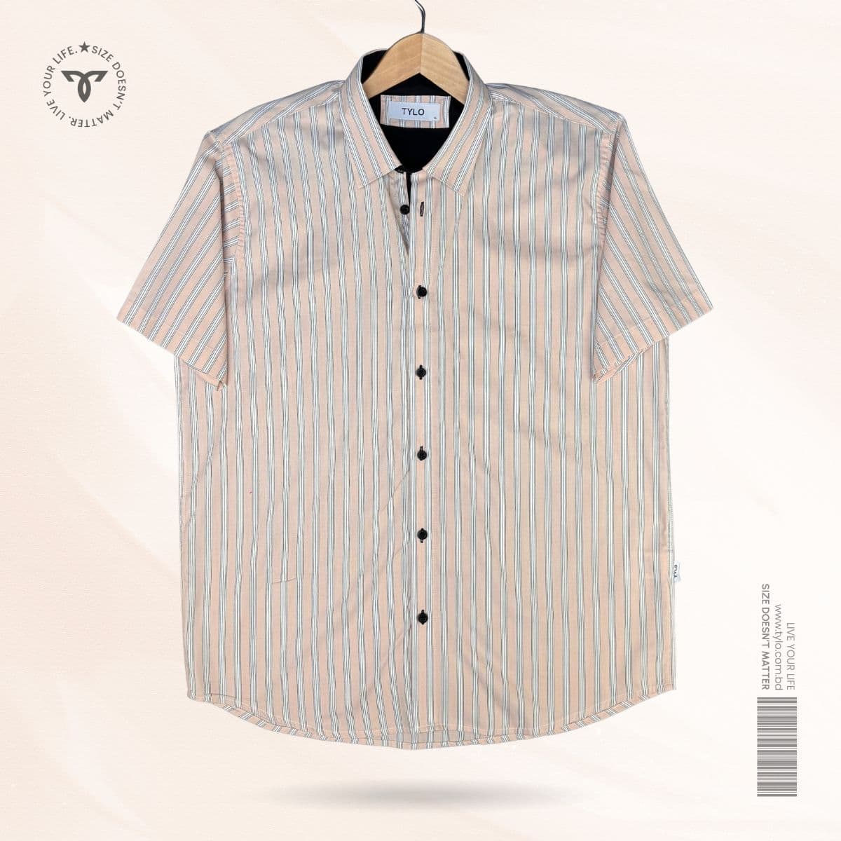 Ember Stripe Half Sleeve Shirt showcase 1