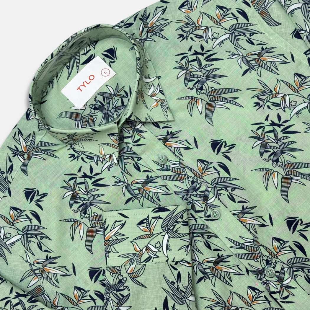 Leaf Print Shirt showcase 2