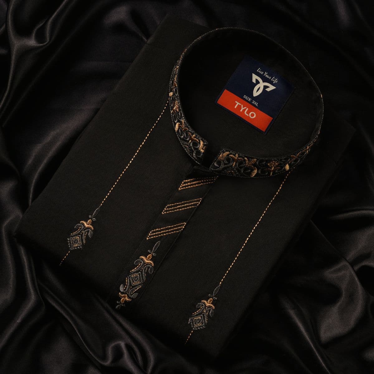 TYLO Midnight Gilded Shadow Exclusive Panjabi