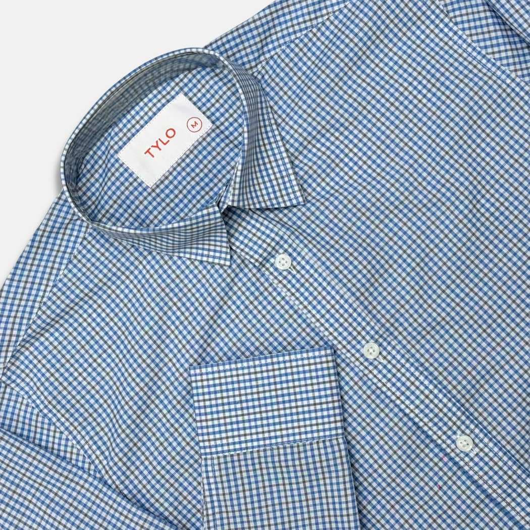 Blue Check Shirt showcase 2