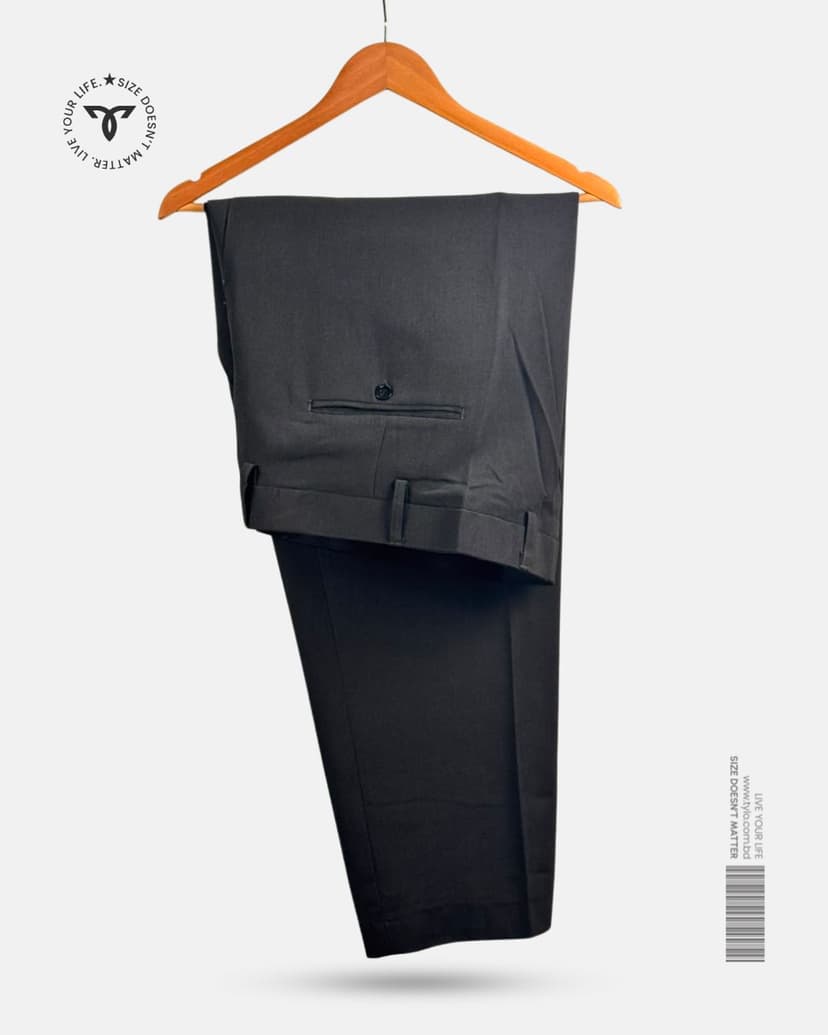 Charcoal Gray Basic Pant